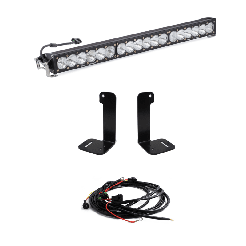 Baja Designs — Baja Designs 2018+ Jeep Wrangler JL/JT OnX6+ 30in Bumper LED Light Bar Kit