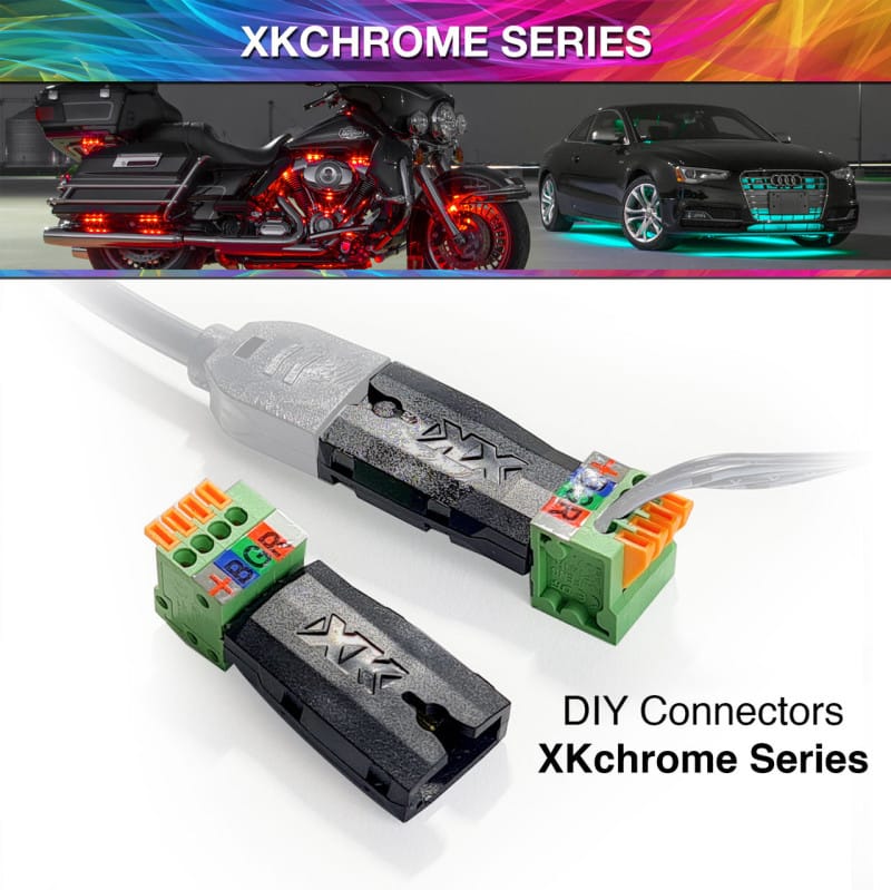 XKGLOW — XK Glow 4 Pin DIY Connectors