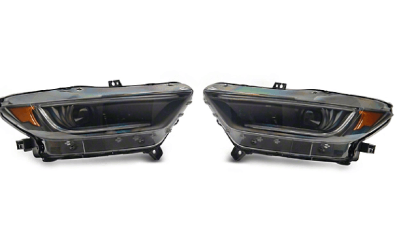 Raxiom — Raxiom 15-17 Ford Mustang 18-20 Mustang GT350 Left Headlight- Blk Housing (Smoked Lens) Box 1 of 2