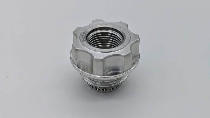 Granatelli Motor Sports — Granatelli -10AN ORB Female -20AN Male Threaded Insert Vented Oil Fill Cap - Natural
Oil Filler Cap