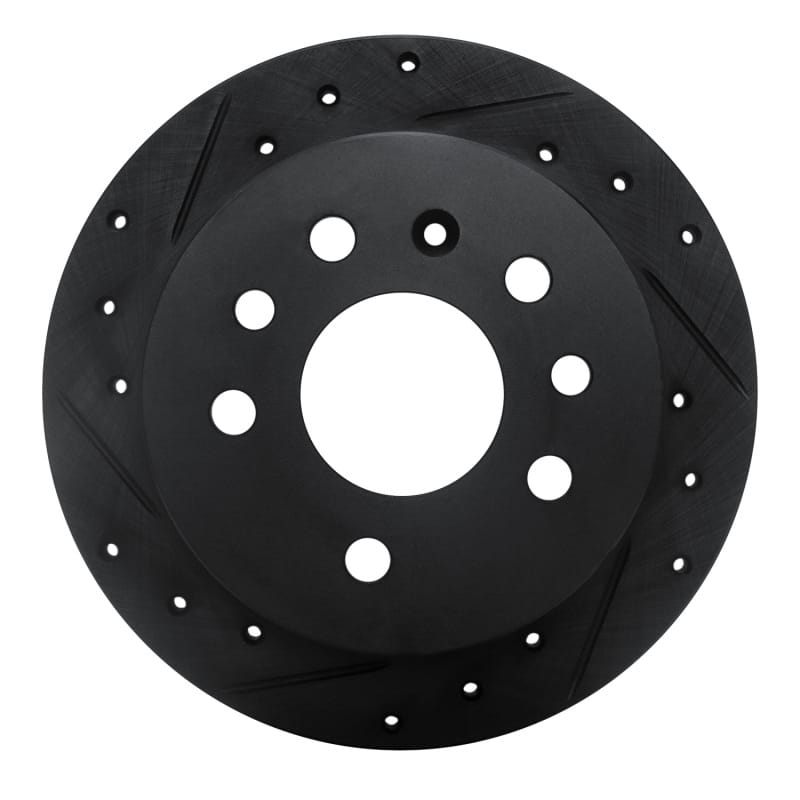 R1 Concepts — R1 94-96 Saab 900 Rear Left Drilled & Slotted Black Brake Rotor
R1 Brake Rotor Drill