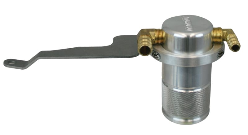 Moroso — Moroso 15-Up Subaru WRX Air/Oil Separator Catch Can - Small Body - Billet Aluminum