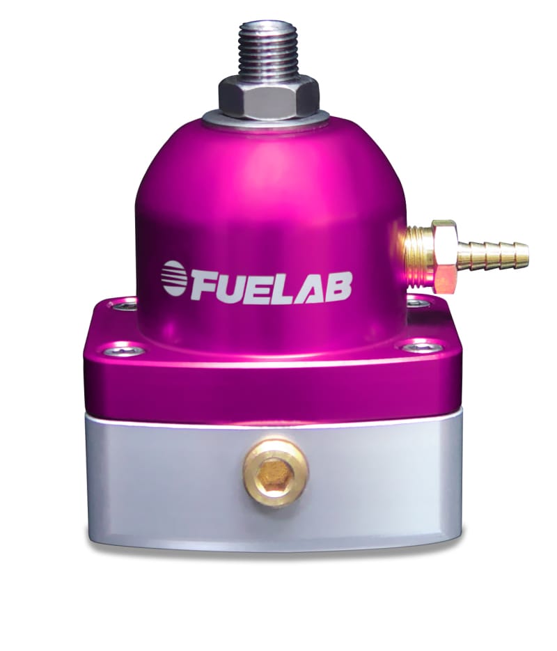Fuelab — Fuelab 525 Carb Adjustable FPR In-Line Large Seat 1-3 PSI (1) -6AN In (1) -6AN Return - Purple
Fuel Pressure Reg
