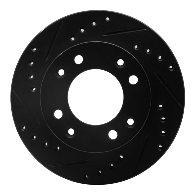 R1 Concepts — R1 86-88 Mazda RX-7 Front Left Drilled & Slotted Black Brake Rotor
R1 Brake Rotor Drill