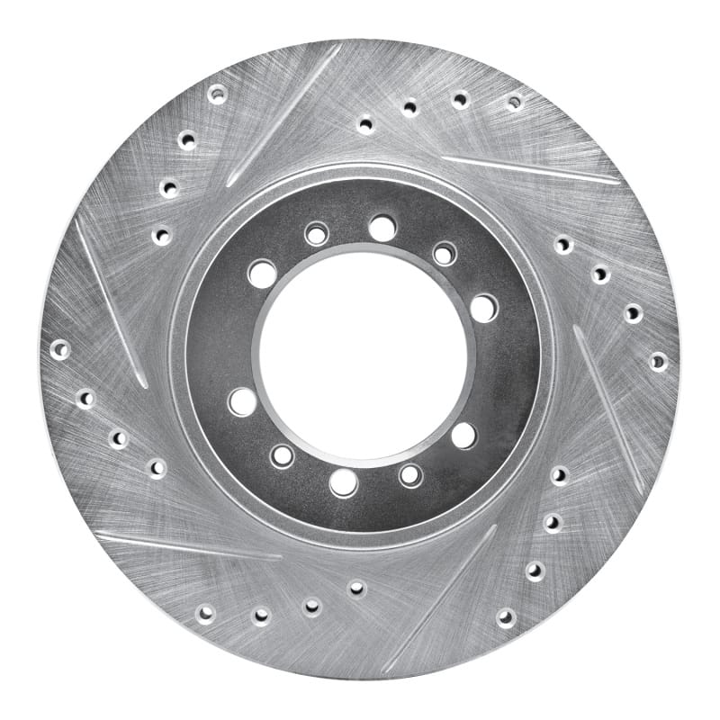 R1 Concepts — R1 90-04 Mitsubishi Montero Front Left Drilled & Slotted Silver Brake Rotor
R1 Brake Rotor Drill