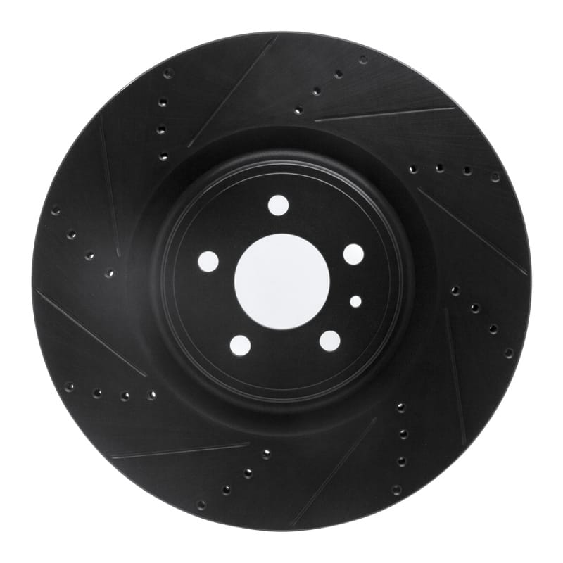 R1 Concepts — R1 13-14 Ford Mustang Front Left Drilled & Slotted Black Brake Rotor
R1 Brake Rotor Drill