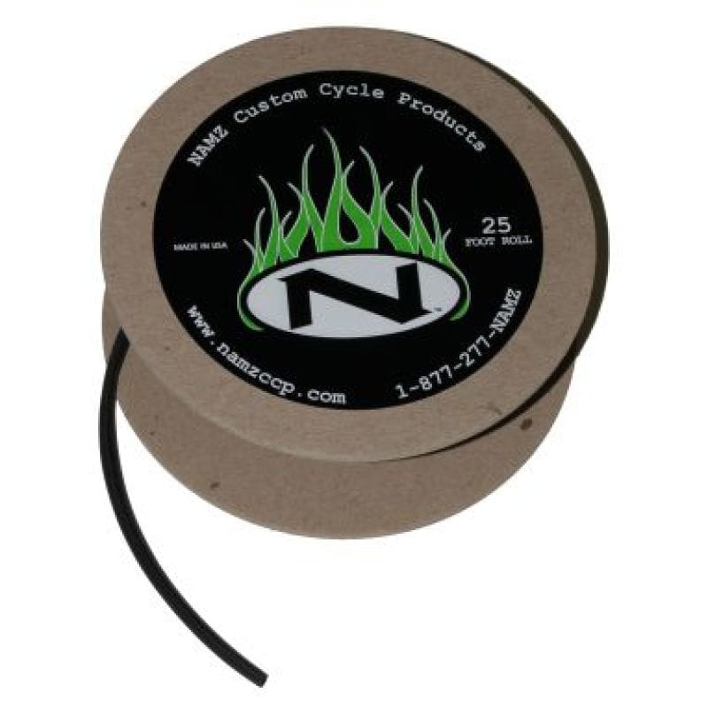 NAMZ — NAMZ Black Heatshrink 2-1 Ratio 25ft. Spool (1/4in. ID)