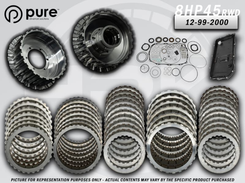 Pure Drivetrain Solutions — Pure Drivetrain 8HP45 High Performance Transmission Hard Parts Kit - RWD - Stage 2