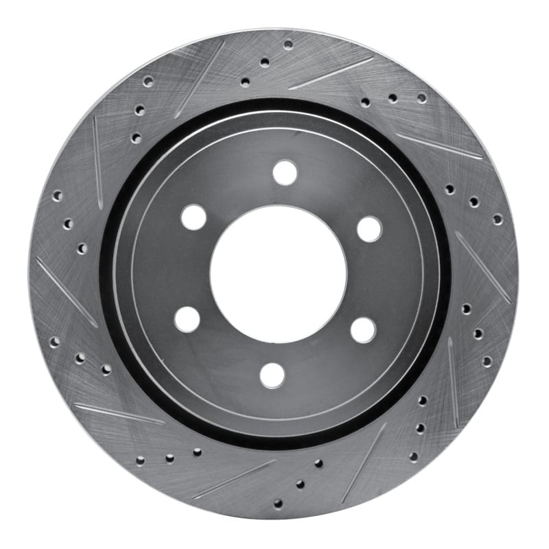 R1 Concepts — R1 15-17 Ford F-150 4WD Rear Left Drilled & Slotted Silver Brake Rotor
R1 Brake Rotor Drill