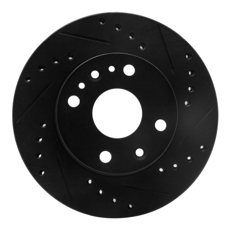 R1 Concepts — R1 94-02 Ford ASPIRE Front Right Drilled & Slotted Black Brake Rotor
R1 Brake Rotor Drill