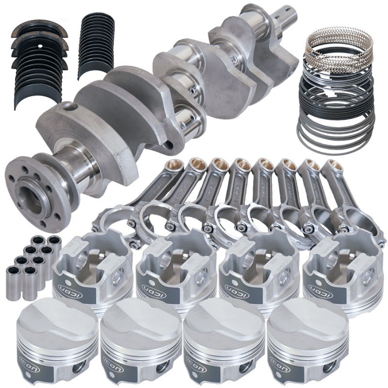 Eagle — Eagle Chevy 396 3.766in Crank 6.135in I-Beam Rods 17cc Dome 4.185in Pistons Rotating Assembly
Pro Street Assembly