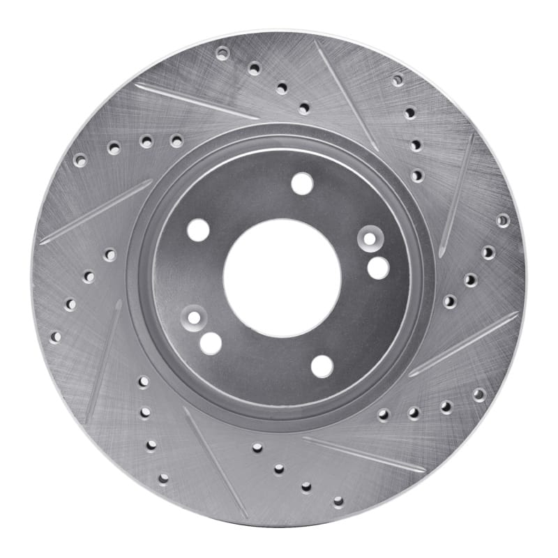 R1 Concepts — R1 05-24 Hyundai TUCSON Front Right Drilled & Slotted Silver Brake Rotor
R1 Brake Rotor Drill