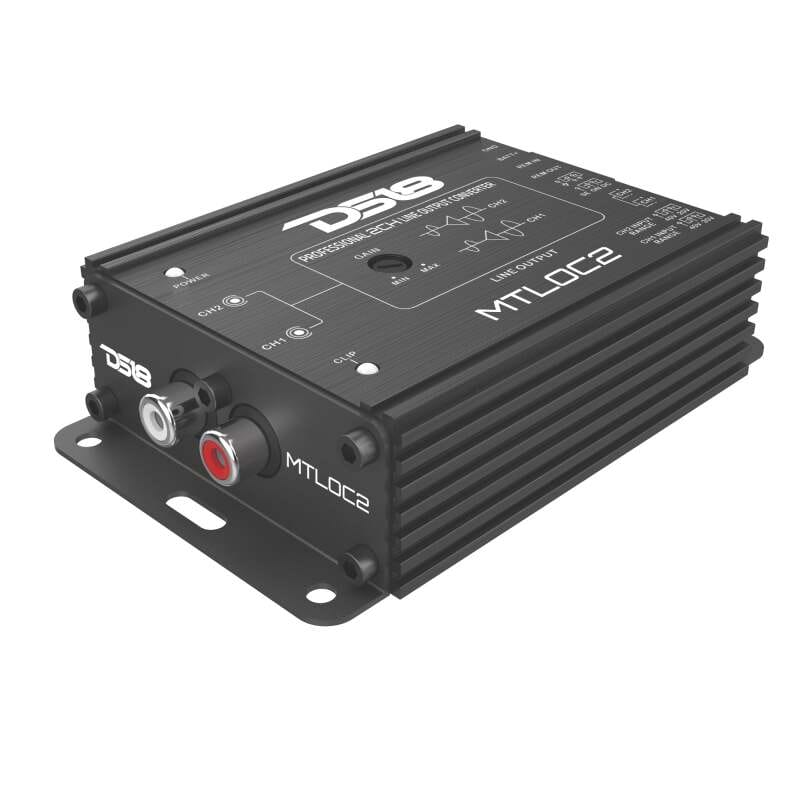 DS18 — DS18 2-Chnl Speaker Emulator Remote Out Level Matching Controls LED Clip Indicator Hi/Low Converters