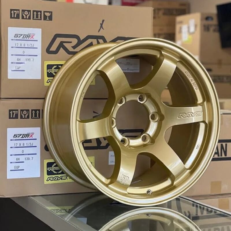 Gram Lights — Gram Lights 57DR-X 17x8.5 +00 6x139.7 E8 Gold Wheel