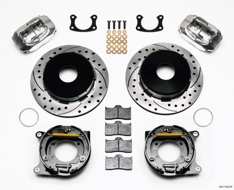 Wilwood — Wilwood Forged Dynalite P/S P-B Kit Drilled Polished Big Ford New 2.50in Offset Currie Blank
BRAKE KIT