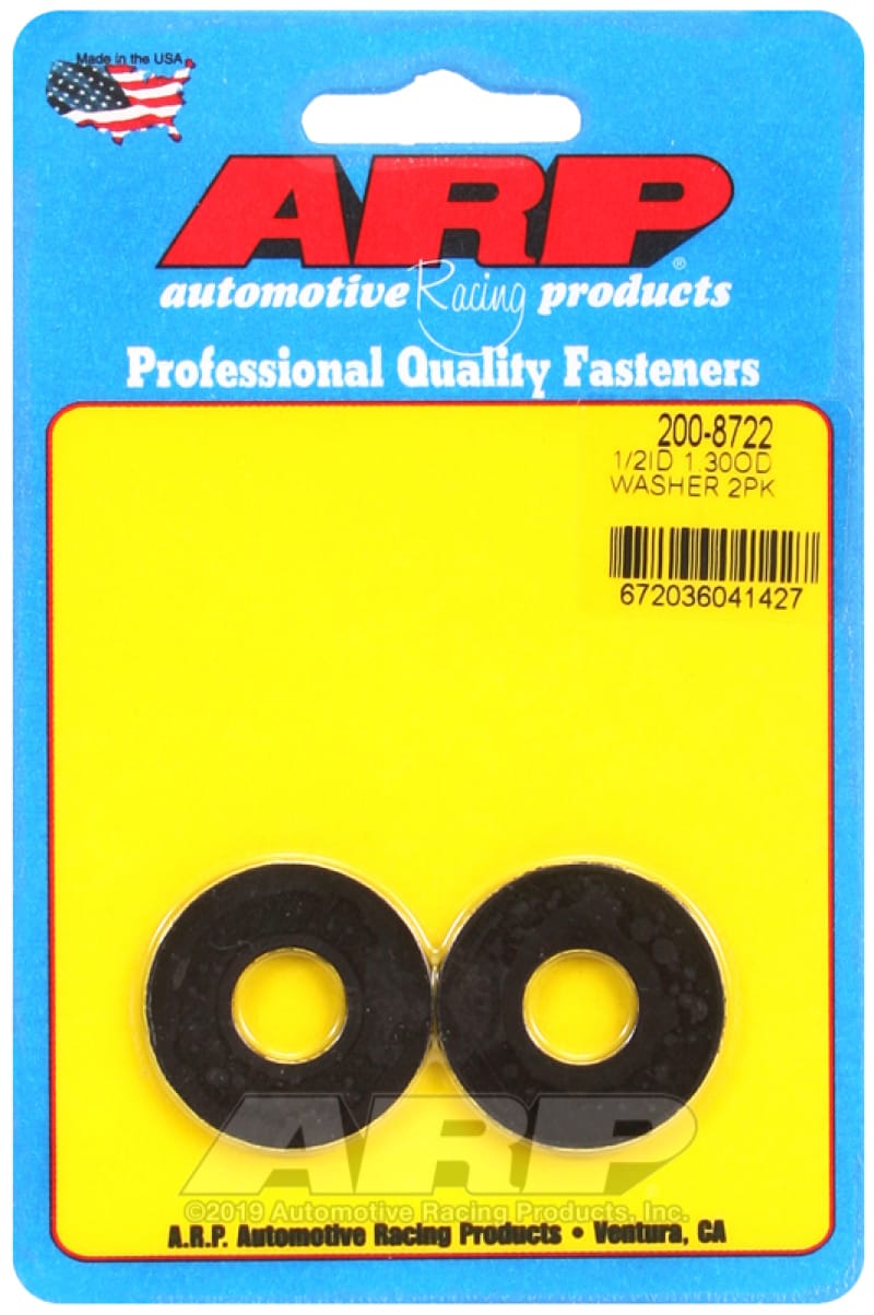ARP — ARP 1/2 ID 1.30 OD Black Oxide Washer Kit (2 Pieces)