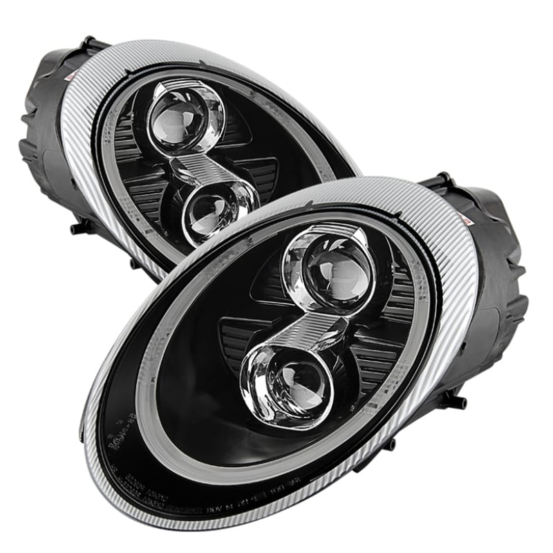 SPYDER — Spyder Porsche 911 05-09 Projector Headlights Xenon/HID Model- DRL LED Blk PRO-YD-P99705-HID-DRL-BK
Projector Headlights
Head Light Set