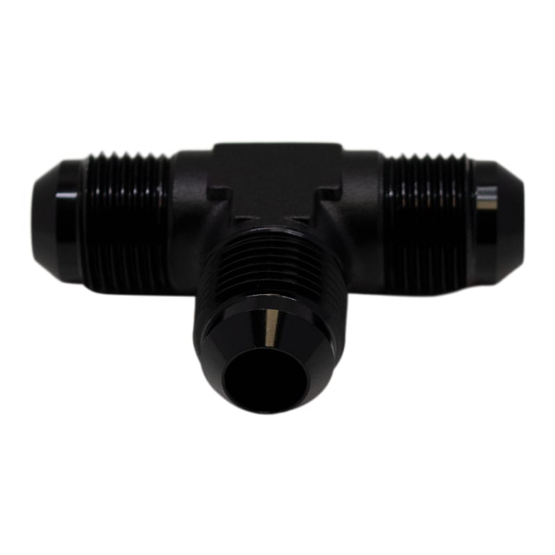 DeatschWerks — DeatschWerks 8AN Male Flare to 8AN Male Flare to 8AN Male Flare Tee Fitting - Anodized Matte Black
Lines & Fittings