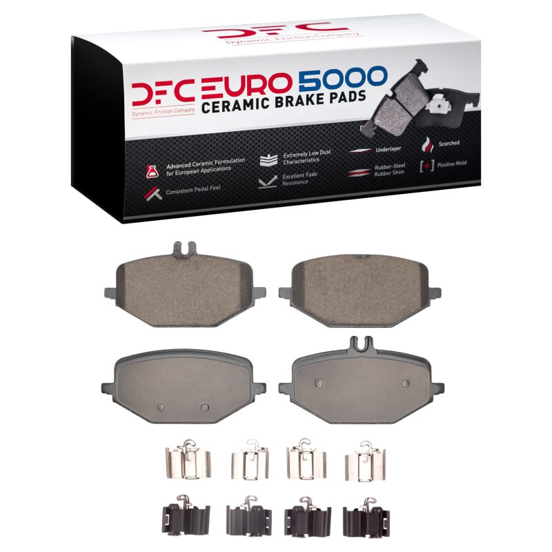 DFC — DFC 19-26 Mercedes-Benz GLE53 AMG Rear Euro 5000 Ceramic Brake Pads and Hardware Kit
DFC EURO Pads + HW