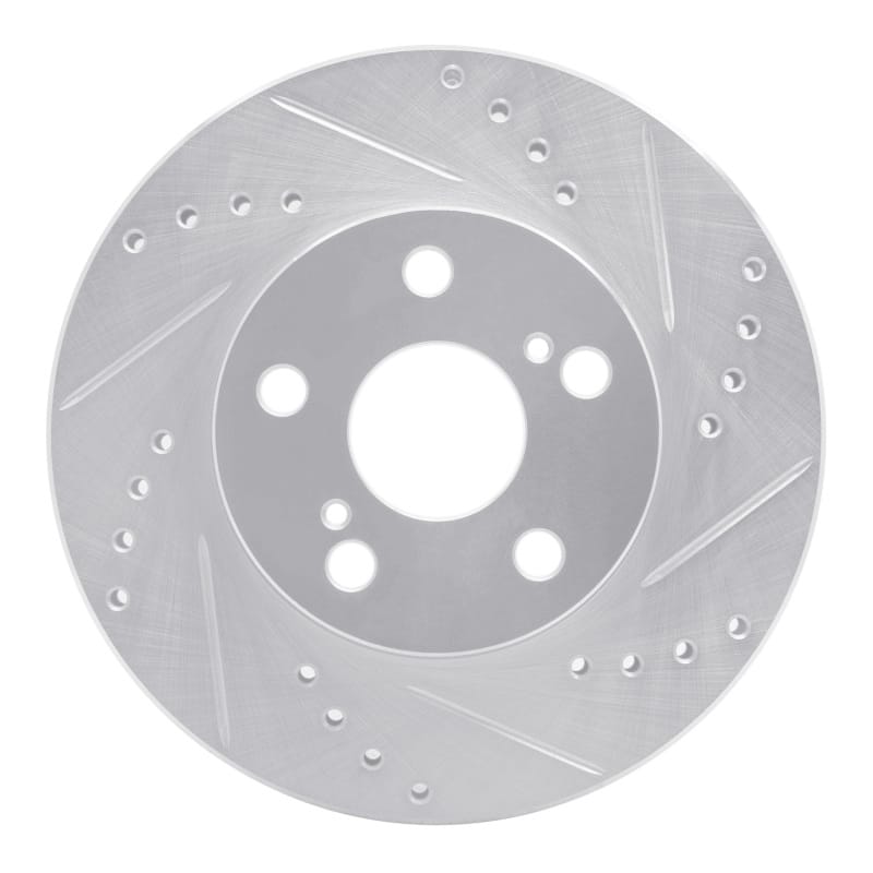R1 Concepts — R1 04-09 Toyota Prius Front Right Drilled & Slotted Silver Brake Rotor
R1 Brake Rotor Drill