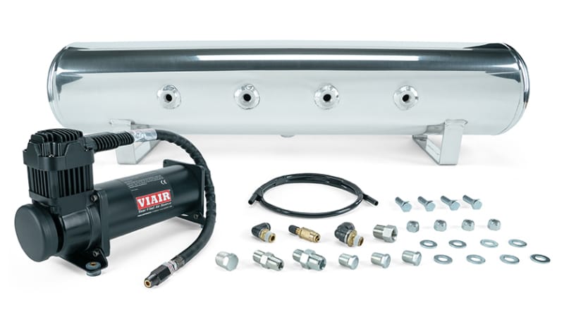 Air Lift — Air Lift 4 Gal. 7-Port Tank w/ Viair 444b Blk Compressor (Incl. Fittings & Mounting Hardware)
Air Compressor Kit