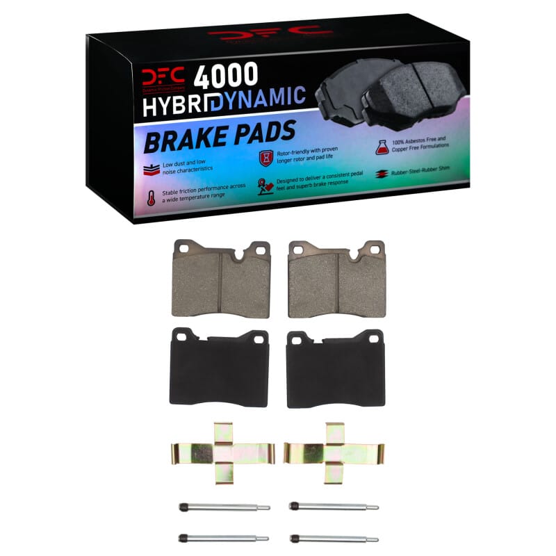 DFC — DFC 76-76 BMW 530I Front 4000 HybriDynamic Brake Pads and Hardware Kit
DFC Brake Pad Set