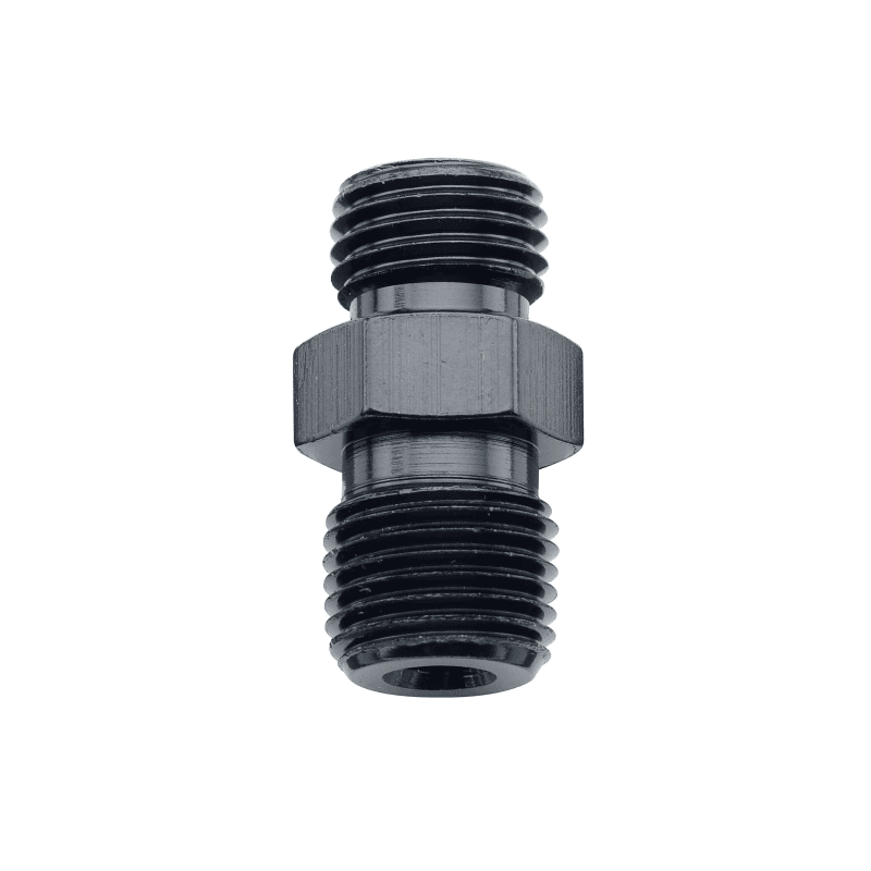 Fragola — Fragola -3AN x 1/8 NPT Nitrous Flare Jet x NPT Adapter - Black