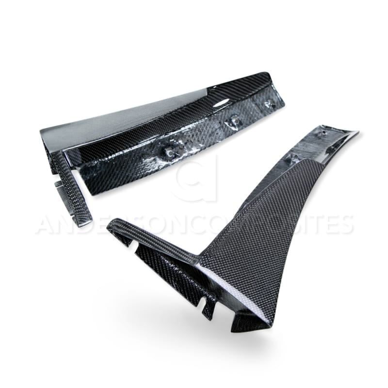 Anderson Composites — Anderson Composites 14+ Chevrolet Corvette C7 Z06 Front Bumper Canards