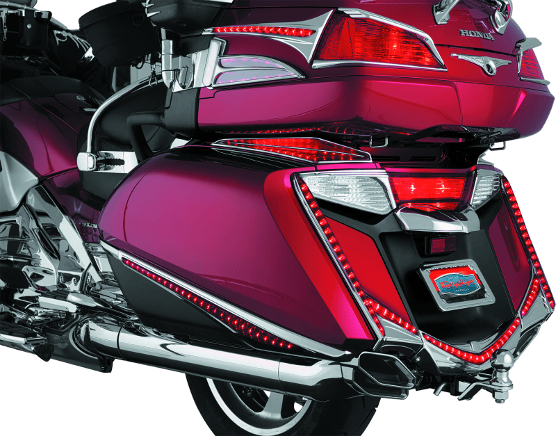 Kuryakyn — LED Rear Fender Tip Chrome Red Lens