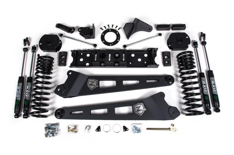 Zone Offroad — Zone Offroad 2019 Ram 2500 4.5in Radius Arm Diesel - 6-Bolt T-Case - Fox Shocks