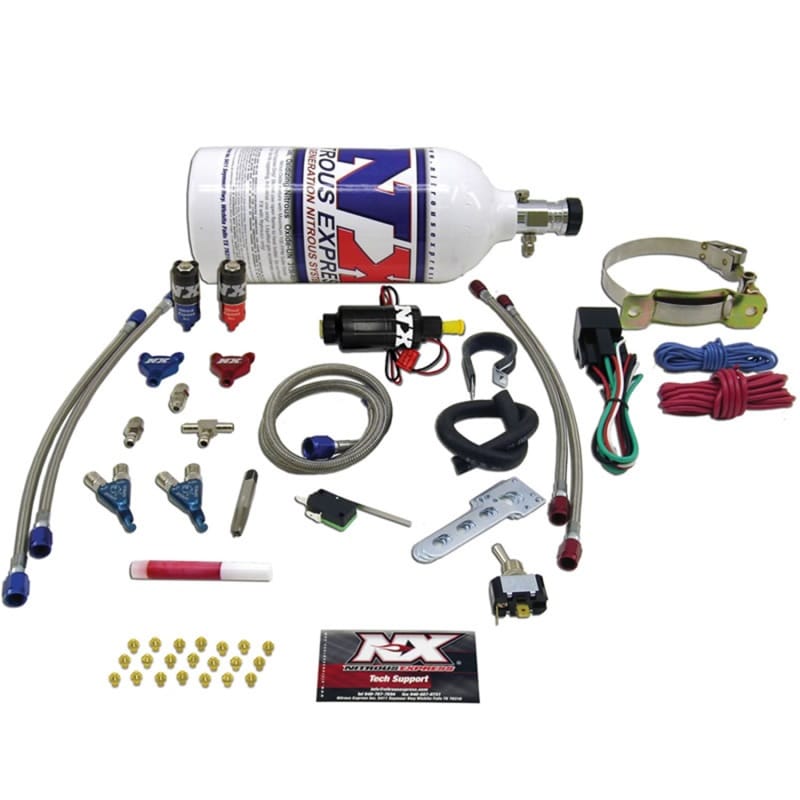 Nitrous Express — Nitrous Express 2 Cyl Piranha Nitrous Kit w/2.5lb Bottle
Injection System Kit
N2OSys
