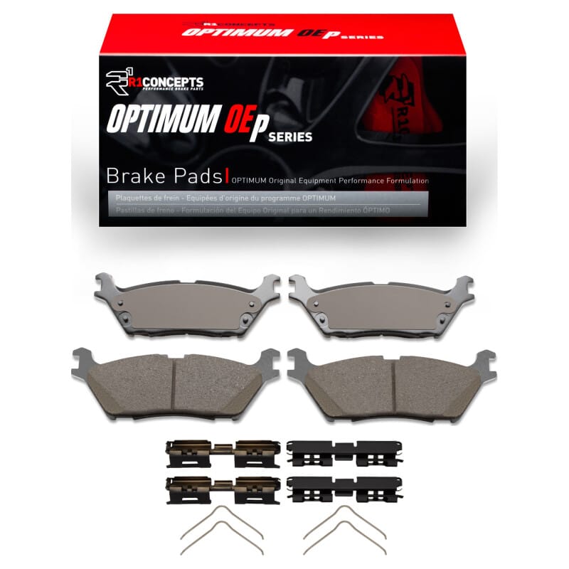R1 Concepts — R1 22-25 Ford F-150 Lightning Rear Optimum OE Pads & Hardware Kit
R1 Brake Pads