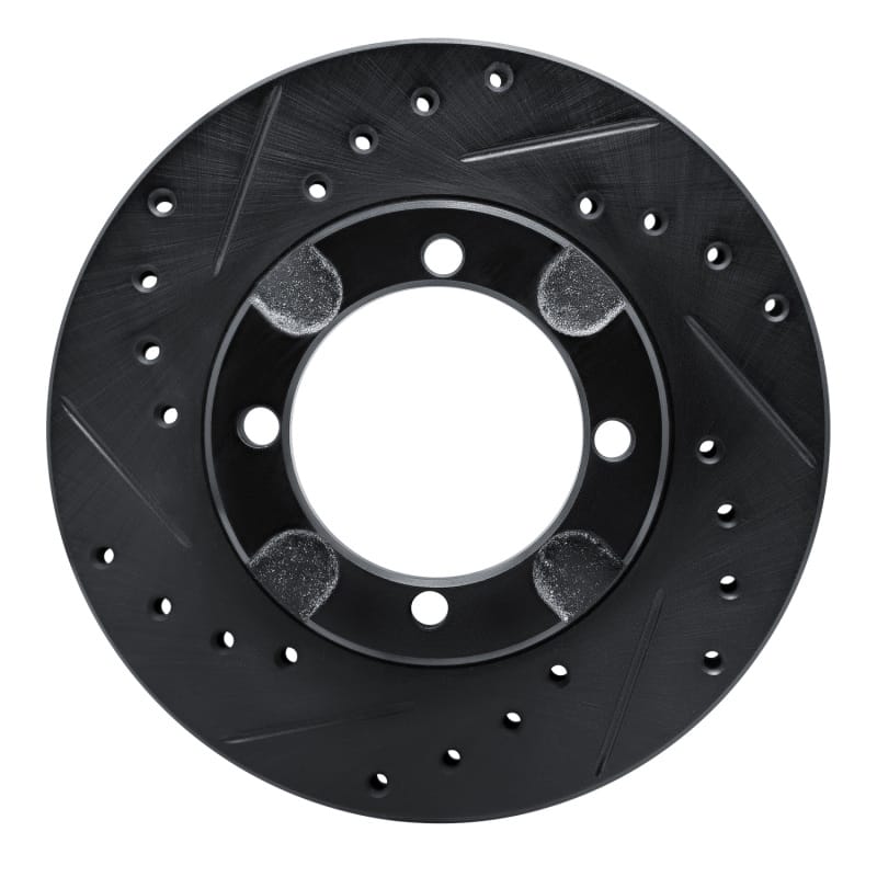 R1 Concepts — R1 91-92 Dodge COLT Front Left Drilled & Slotted Black Brake Rotor
R1 Brake Rotor Drill
