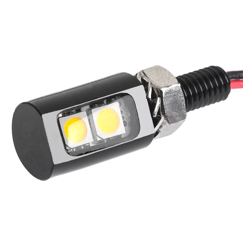 Artec Industries — Artec Industries Mini Led License Plate Bolt - Stud Mount - Cool White w/ Black Housing (1 Light)