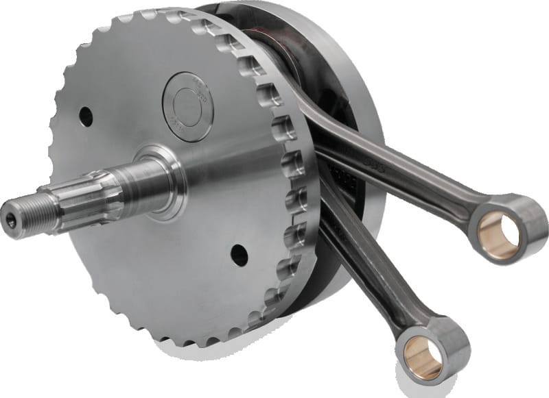 S&S Cycle — S&S Cycle 00-06 BT 4-5/8in Stroke Flywheel Assembly w/o Sprocket Shaft Bearing Race