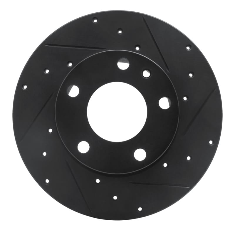 R1 Concepts — R1 76-76 BMW 530I Front Right Drilled & Slotted Black Brake Rotor
R1 Brake Rotor Drill
