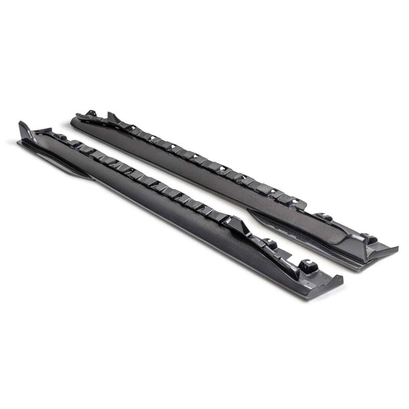Anderson Composites — Anderson Composites 2024 Ford Mustang Type-GT5 Carbon Fiber Side Rocker Panel Splitter