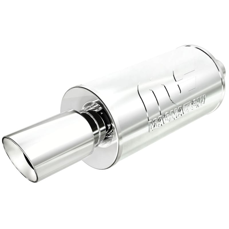 Magnaflow — MagnaFlow Muffler W/Tip Mag SS 14X7X7 2.25/4.
Straight Through
