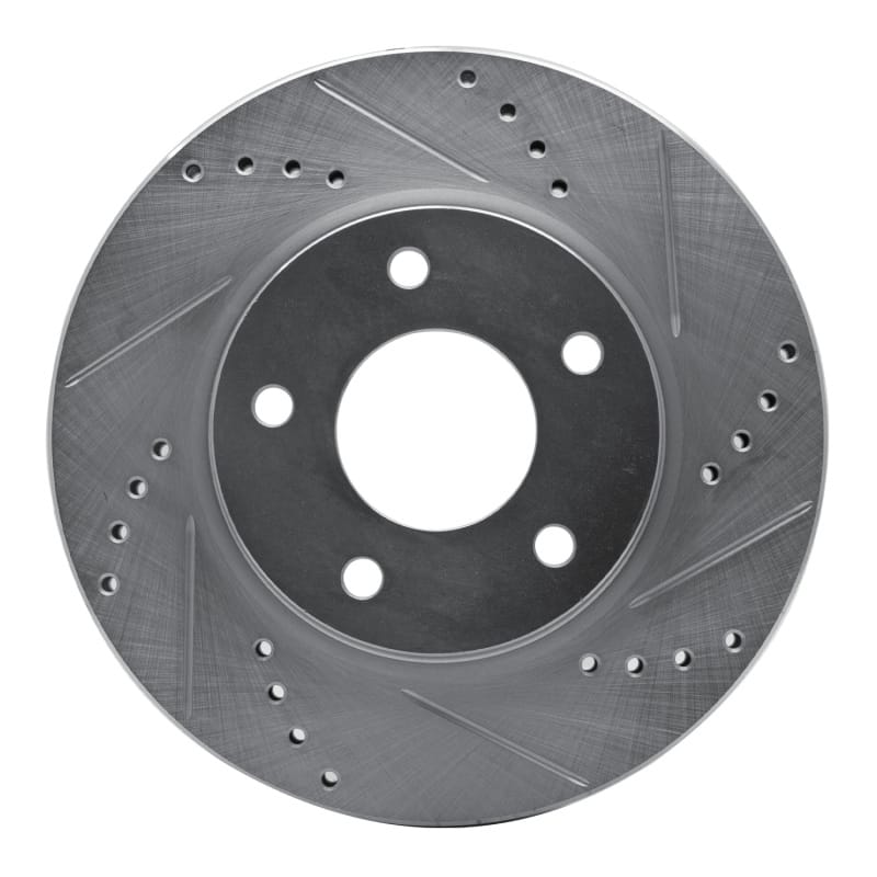 R1 Concepts — R1 07-17 Dodge CALIBER Front Right Drilled & Slotted Silver Brake Rotor
R1 Brake Rotor Drill