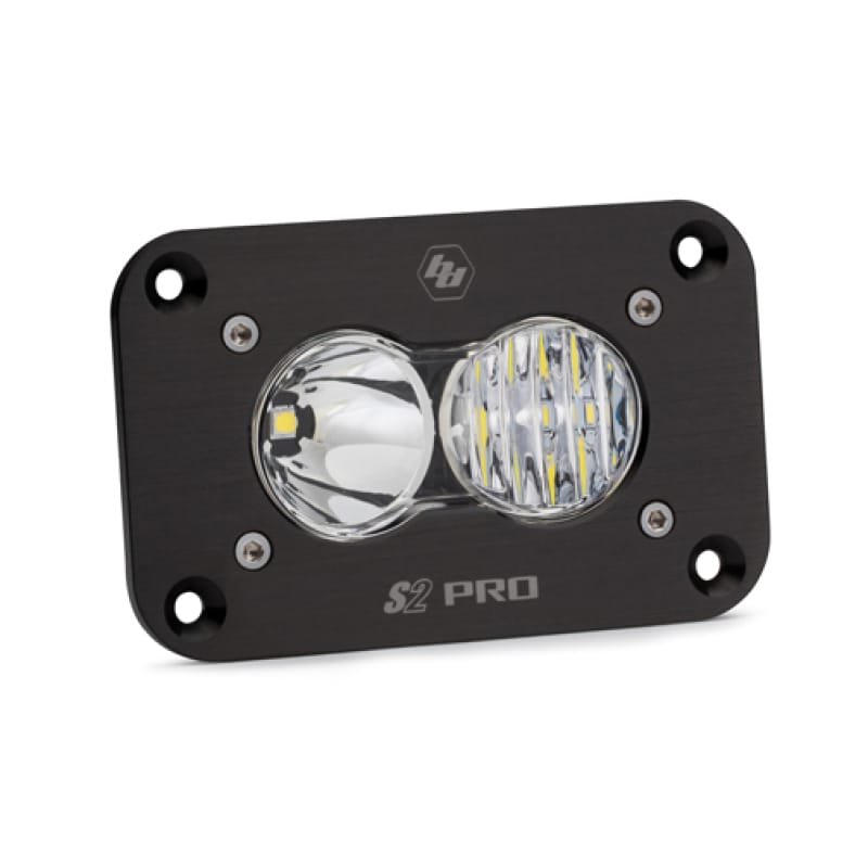 Baja Designs — Baja Designs S2 Pro Flush Mount Driving Combo Pattern LED Work Light - Clear
