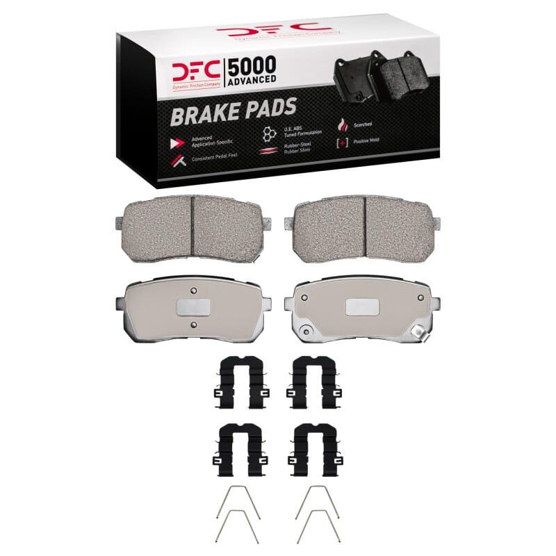 DFC — DFC 15-21 Kia Sedona Rear 5000 Advanced Ceramic Brake Pads and Hardware Kit