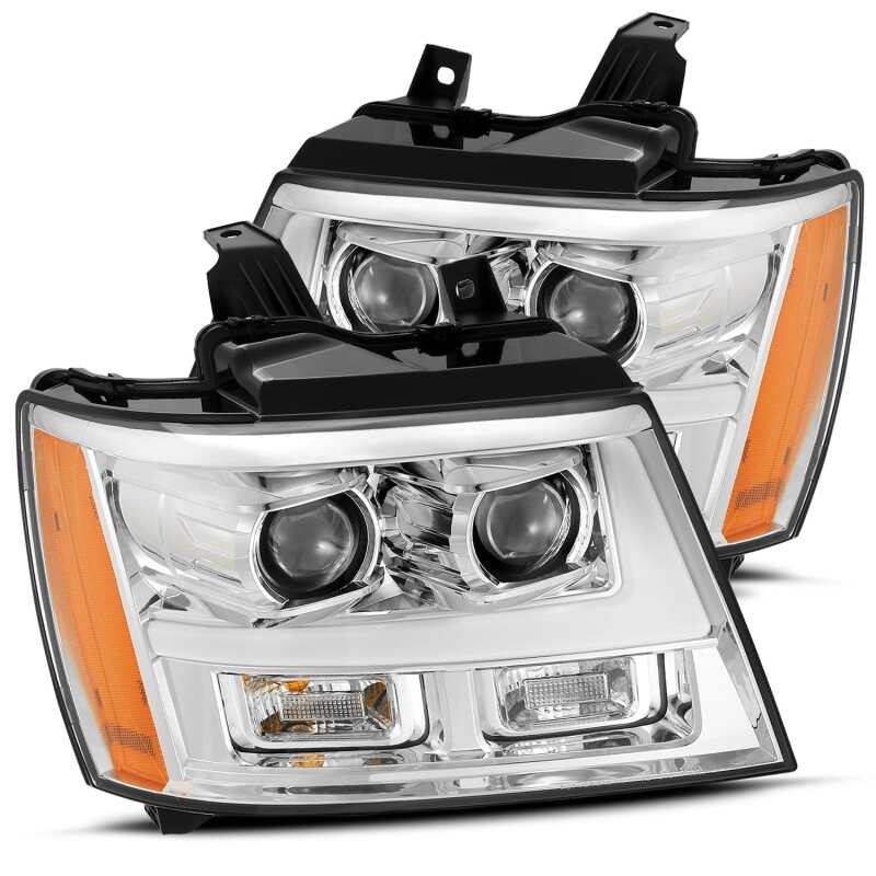 AlphaRex — AlphaRex 07-14 Chevrolet Tahoe/Suburban LUXX Series LED Projector headlights Chrome w/DRL/Sequential
Projector Headlights