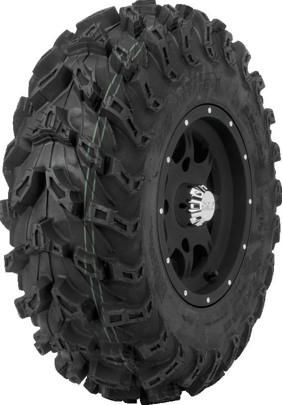 QuadBoss — QBT672 Radial Mud Tire, 27x9R14, 8-Ply, Directional, Front