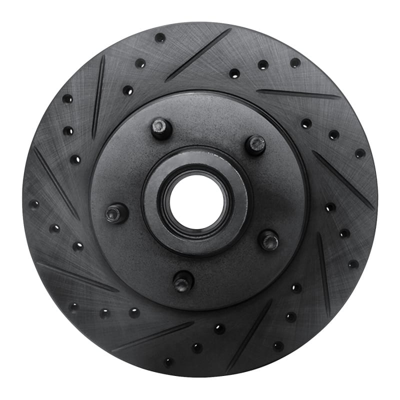 R1 Concepts — R1 80-83 Ford F-150 RWD Front Left Drilled & Slotted Black Brake Rotor
R1 Brake Rotor Drill