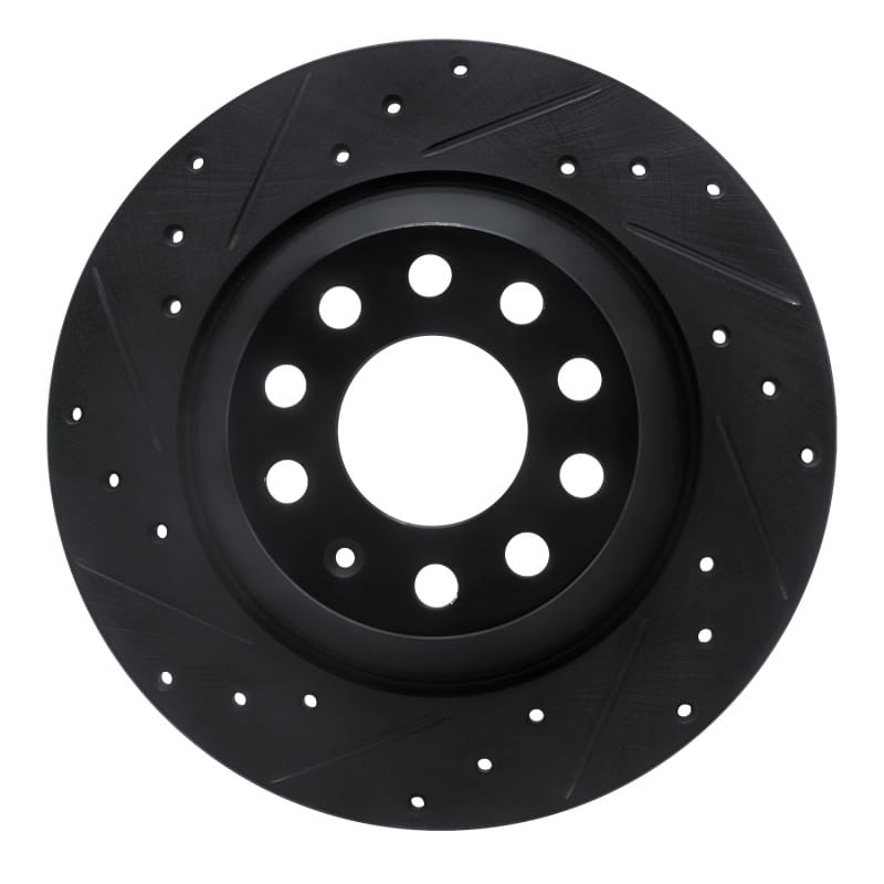 R1 Concepts — R1 05-11 Audi A6 Quattro Rear Left Drilled & Slotted Black Brake Rotor
R1 Brake Rotor Drill