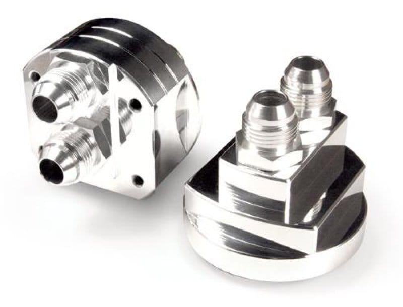 BLOX Racing — BLOX Racing Remote Oil Filter Relocation Kit - Polished