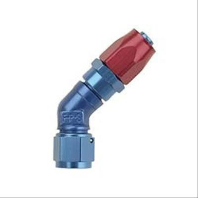 Fragola — Fragola -20AN x 45 Degree Low Profile Forged Hose End - Black
