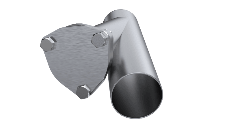 QTP — QTP 2.5in Weld-On QTEC Exhaust Cutout Y-Pipe