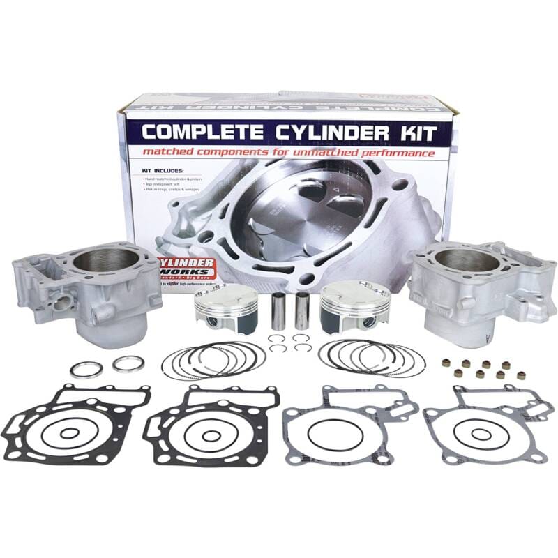 Cylinder Works — Cyl Works 15-21 Kawasaki KVF 750 Brute Force 4x4i 750cc STD Bore High Comp Cyl Kit 12.1:1 Comp
