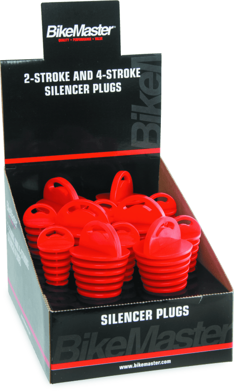 BikeMaster — BikeMaster Exhaust Plug Display - 12pc.